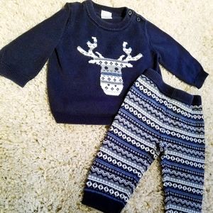 Gymboree Holiday Sweater and Pants Set